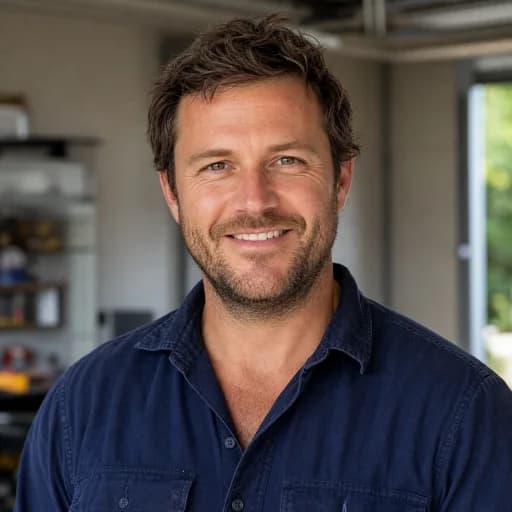 AI-generated portrait for Jack Williams' tradie review
